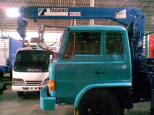 ขายรถเครนฮีโน่ ติดเครนเก่าญี่ปุ่น ทาดาโน่ซูเปอร์ Z303 เครน3 ตัน3ตอน