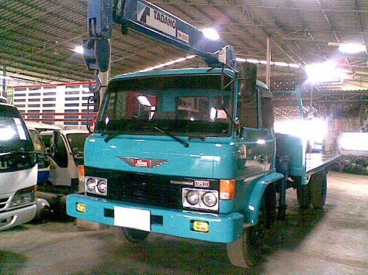 ขายรถเครนฮีโน่ ติดเครนเก่าญี่ปุ่น ทาดาโน่ซูเปอร์ Z303 เครน3 ตัน3ตอน