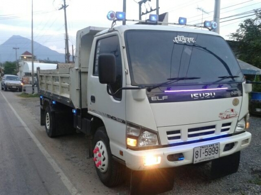 6ล้อดั้มIZUZU NQR ปี51 เครื่องยนตร์ 130แรงม้า