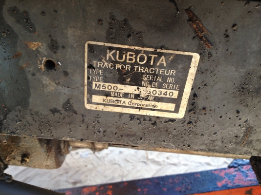 ขายถูกมาก kubota M5000 SU พร้อมอุปกรณ์