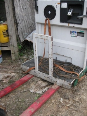 ขาย-รถยกไฟฟ้า พร้อมแมนลิฟต์ ยี่ห้อ NICHIYU: RBS-40-350 เสาสูง 4-6 เมตร มือสองญี่ปุ่น