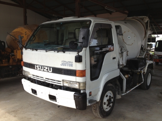 ขายรถโม่ปูน isuzu juston โม่2.5Q นำเข้าญี่ปุ่นเอกสารอินวอยส์
