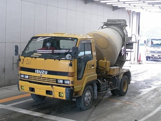 ขายรถโม่ปูน isuzu juston โม่2.5Q นำเข้าญี่ปุ่นเอกสารอินวอยส์