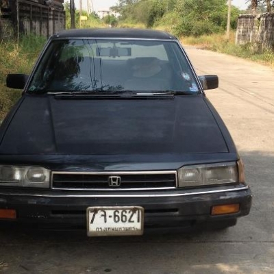 HONDA, ACCORD 2.0 LX โฉม ปี 88 สีดำ เกียร์ออโต้ ติดแก๊ส LPG