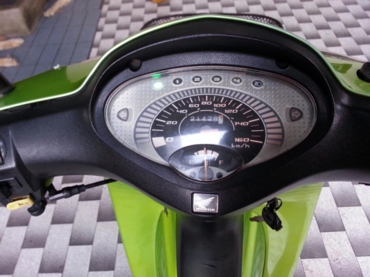 Wave 125 R สี เขียวดำ  ดิส หน้า-หลัง