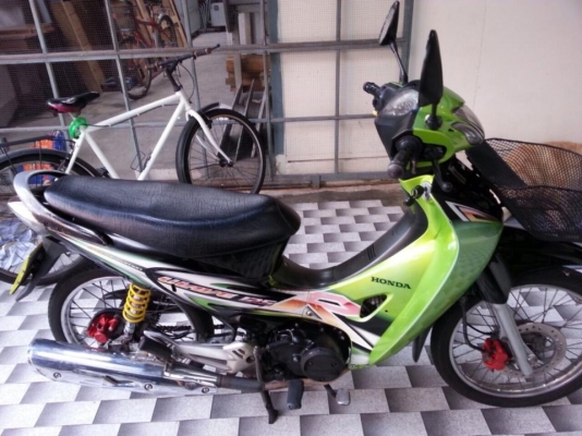 Wave 125 R สี เขียวดำ  ดิส หน้า-หลัง