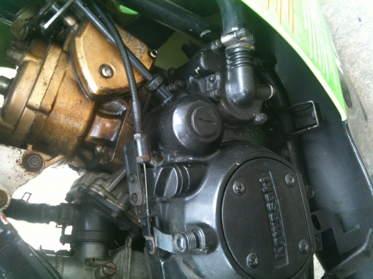 ขายKawasaki kr สภาพใช้ได้เครื่องดี13,500ต่อได้ กทม.