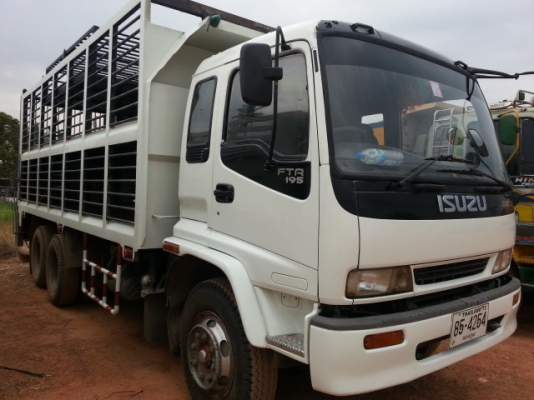 ขายด่วนlSUZU DECA 195แรงสองเพลาปี44รถบรรทุกสุกรต่อพิเศษ มีลีฟสไลด์ สภาพพร้อมใช้โทร 0801515451 0811838154