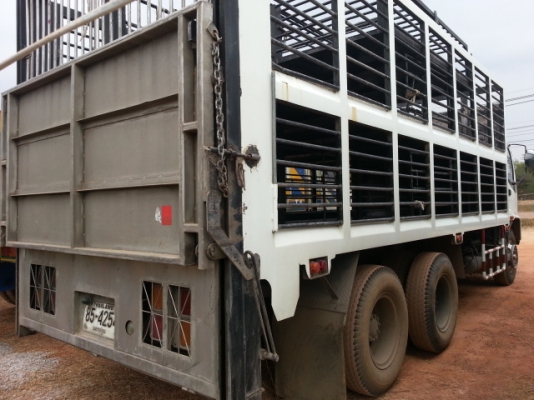 ขายด่วนlSUZU DECA 195แรงสองเพลาปี44รถบรรทุกสุกรต่อพิเศษ มีลีฟสไลด์ สภาพพร้อมใช้โทร 0801515451 0811838154