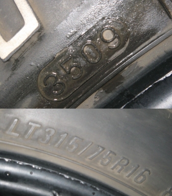 ขายยาง maxxis buckshot 315 75 16 สภาพสวย ดอกเต็ม 4เส้น