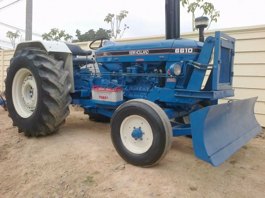 ขายรถไถ FORD 6610 แท้ๆ 1 เพลา ปั๊มกลม ผานหน้าพร้อมผาน  3 ไทยเฮงหลี เอกสารอินวอยซ