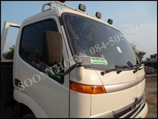 ขายด่วน รถบรรทุก 6 ล้อ HINO DUTROซีรี่ 300 EURO 136 แรง เทอรโบ อินเตอร์ ปี 50 กระบะ 5 เมตร มีลิฟท์ท้าย สภาพเดิมๆ สวย ราคาสุดคุ้ม