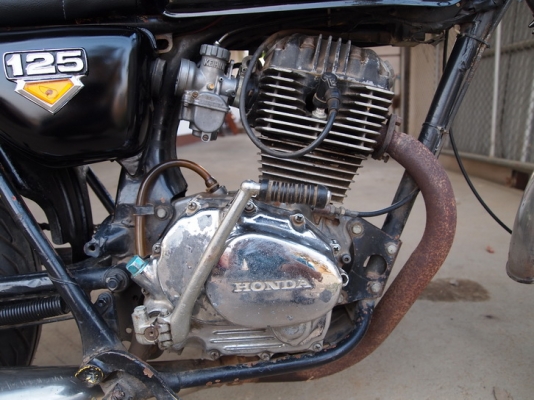 ขายรถHonda XL125 c.c. แนวคาเฟ่ ตามสภาพพร้อมใช้งาน  มีคลิปเครื่องยนต์