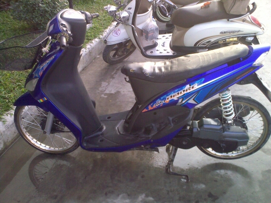 ขาย MIO พร้อมทะเบียน 12500 บาท  พร้อมเสื้อ + ฝาเดิม  ราคาต่อลองได้