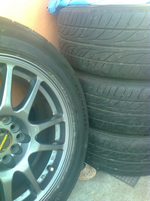 ขายmax japan 5รูขอบ16 ยางเหลือๆ ลดราคา อยากขาย