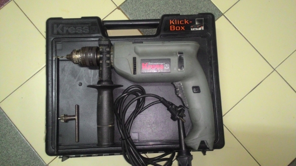 ขายสว่านไฟฟ้าขนาดหัว4หุนยี่ห้อKress(Made in Germany)650Wสภาพดีเจาะกระแทกได้2ระบบพร้อมกล่องพร้อมใช้งาน