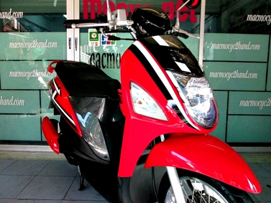 LET'S สีแดงเทา รถเดือน ธันวาคม.ปี 56 ไมล์ 5 พันโล รุ่นใหม่หัวฉีด โปรโมชั่น ของแถม 2 รายการ 18900