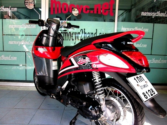 LET'S สีแดงเทา รถเดือน ธันวาคม.ปี 56 ไมล์ 5 พันโล รุ่นใหม่หัวฉีด โปรโมชั่น ของแถม 2 รายการ 18900