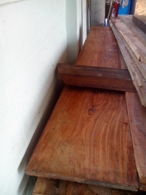 ไม้มะค่าหน้า 10-12 นิ้ว