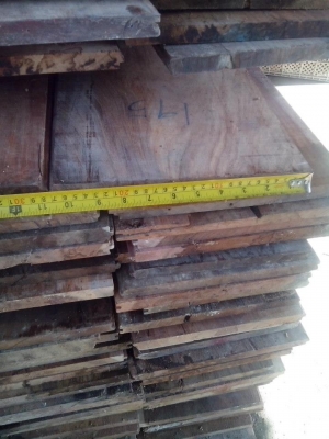 ไม้มะค่าหน้า 10-12 นิ้ว