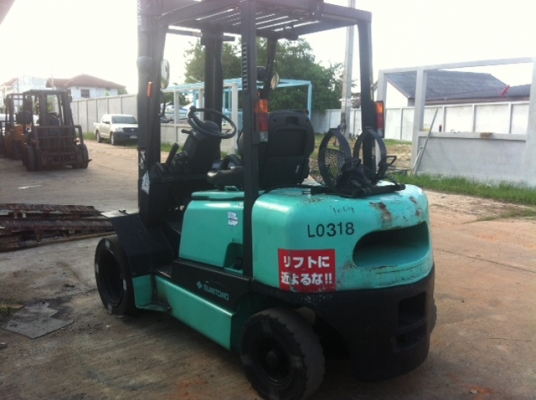 ขายฟอร์คลิฟต์ SUMITOMO FG25PVII (Specs Japan ) ขอบคุณมากครับคุณเจี๊ยบ   ใช้งาน 2 ระบบ,  ล้อหน้าคู่ , เกียร์ AT , เสาสูง 4.0 M ,