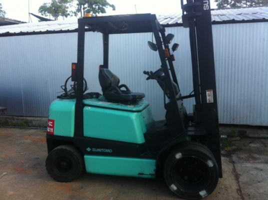 ขายฟอร์คลิฟต์ SUMITOMO FG25PVII (Specs Japan ) ขอบคุณมากครับคุณเจี๊ยบ   ใช้งาน 2 ระบบ,  ล้อหน้าคู่ , เกียร์ AT , เสาสูง 4.0 M ,