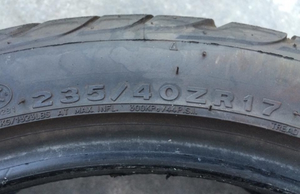 ยางซอฟFederal 595 RSR 235-40-17  1คู่ ปลายปี13 สวยๆถูกๆ