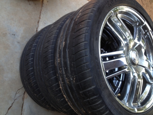 ขายล้อแม็กขอบ 18 vip พร้อมยาง Michelin pilot sport 3 245/40/18 ปี 12