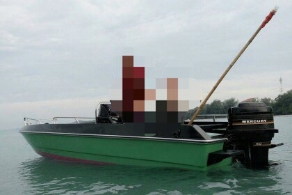 ขายเรือ 17 ฟุต พร้อมเครื่องเมอร์คิวรี่ 50 แรง เรือใหม่ลงน้ำครั้งเดียว ขายถูก