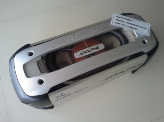 Alpine Subwoofer SWE-1400 แอมป์ในตัว มือสองญี่ปุ่น