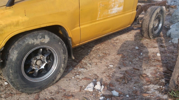 > ขาย ล้อกล้วย 14" BRIDGESTONE 5/114 มม.