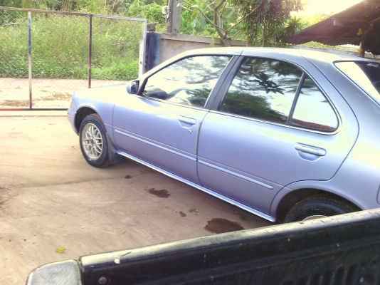 ขายนิสสันเครื่องหัฉีด แอร์เย็น ล้อแมก สีสวย ติดแก็ชลงเล่มเรียบร้อย