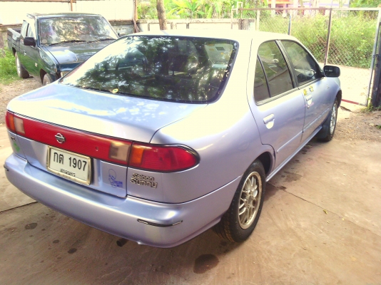 ขายนิสสันเครื่องหัฉีด แอร์เย็น ล้อแมก สีสวย ติดแก็ชลงเล่มเรียบร้อย