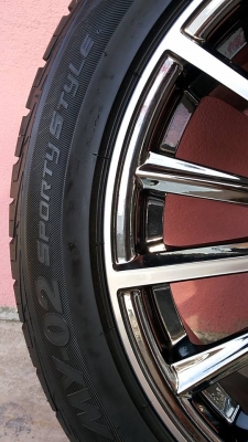 ล้อใหม่ถอดเก็บครับ 17 4รู100&times;114 ยาง Bridgestone 215 50 17 ใหม่ๆ