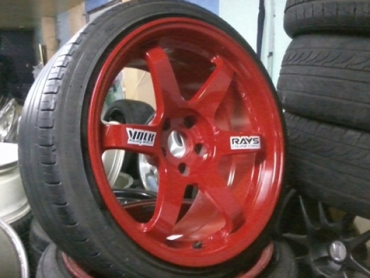 ขายล้อ TE 37 ขอบ 18 กว้าง 10 ออฟ +15 ทั้ง 4 วงยางติดล้อแถมให้ครับ YOKOHAMA 225 - 40 - 18 กับ 255 - 35 - 18 ขาย 19500