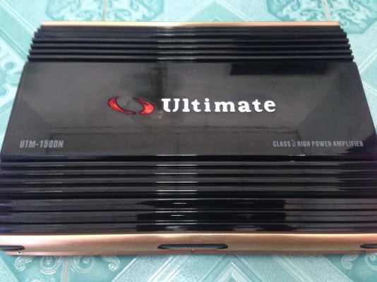 แอมป์คลาสดี Ultimate UTM-1500N มือสองสภาพดีสวยๆ ขับซับ10-12นิ้วสเปคไม่โหดได้สบายเบสดีมาก จูนมั่วๆยังดังดีอิอิ ขาย 3800 บาท สนใจ0892425454