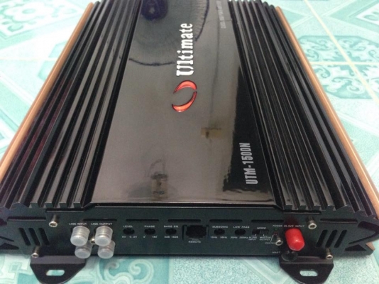 แอมป์คลาสดี Ultimate UTM-1500N มือสองสภาพดีสวยๆ ขับซับ10-12นิ้วสเปคไม่โหดได้สบายเบสดีมาก จูนมั่วๆยังดังดีอิอิ ขาย 3800 บาท สนใจ0892425454