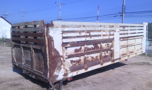 กระบะ 10 ล้อ กระบะเหล็ก ยาว 6 เมตร อุปกรณ์ครบชุด