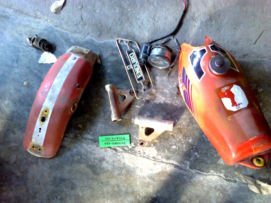 บังโคลนหลังเหล็ก DT-100 ---   นัด เชียงใหม่  1000พร้อมส่ง