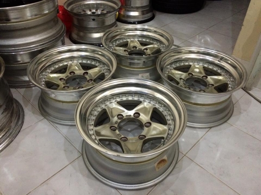 ขายล้อ EURO'X TRACTION JAPAN 15x7 ออฟ-14 6/139.7 สวยๆ ประมูลจากญี่ปุ่น