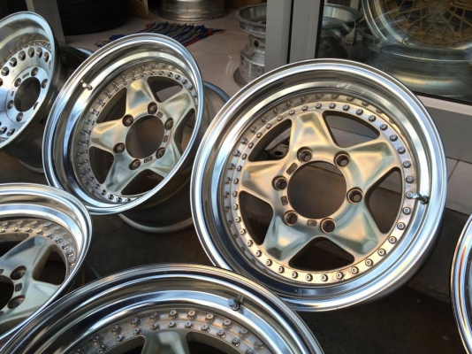 ขายล้อ EURO'X TRACTION JAPAN 15x7 ออฟ-14 6/139.7 สวยๆ ประมูลจากญี่ปุ่น