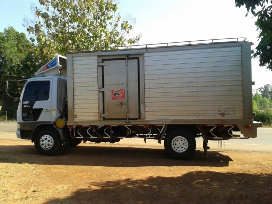 HINO FB4J 140 แรง แอรเย็น ตู้แห้งยาว 5. ม. หัวสีเดิมบาง ปี40 ยางสวย6เส้น ภาษีเต็ม