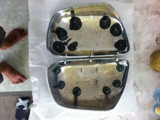 ขายฝาครอบกระจกมองข้าง ฟอร์จูนเนอร์ TRD sport แท้ๆ