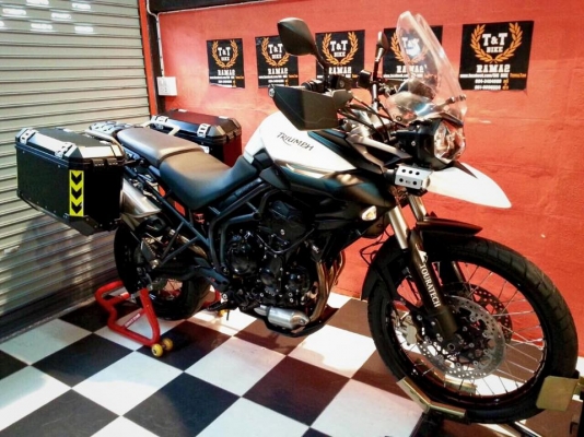T&amp;T BIKE RAMA2 พร้อมลุยทุกที่ 459000 ฿TRIUMPH TIGER 800 XC ปี 2012 จดปี13 รถดาราเก่า วิ่ง14xxxโลแท้ พร้อมกระเป๋า
