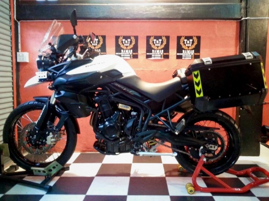 T&amp;T BIKE RAMA2 พร้อมลุยทุกที่ 459000 ฿TRIUMPH TIGER 800 XC ปี 2012 จดปี13 รถดาราเก่า วิ่ง14xxxโลแท้ พร้อมกระเป๋า