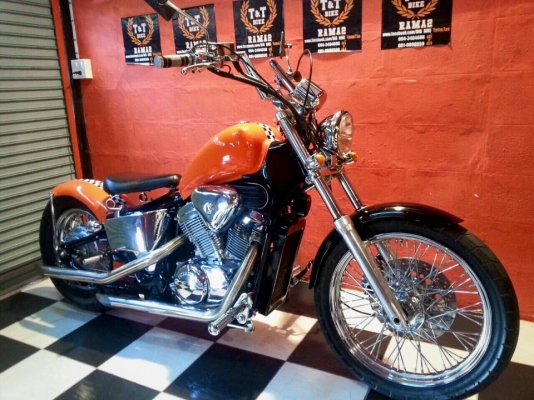 T&amp;T BIKE RAMA2 จัดมาใหม่เพียง129000฿HONDA STEED 600 ทะเบียนแท้โอนขนส่ง ภาษี พรบ.58 รถชื่อผมเอง แต่งเต็มๆ