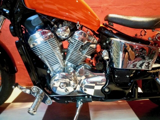 T&amp;T BIKE RAMA2 จัดมาใหม่เพียง129000฿HONDA STEED 600 ทะเบียนแท้โอนขนส่ง ภาษี พรบ.58 รถชื่อผมเอง แต่งเต็มๆ