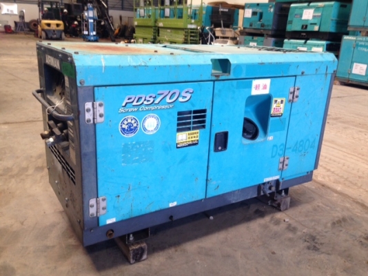 เครื่องปั๊มลม Airman PDS70S#70-5B11051 Compressor นำเข้าจากญี่ปุ่น สนใจโทร. 080-6565422 (หนิง)