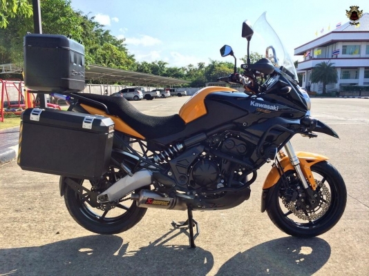 KAWASAKI VERSYS 650cc ABS ปี2012 แต่งเต็มๆคัน ทะเบียนพร้อม 249,000 -