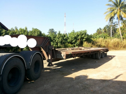 รถบรรทุก กึ่งพวง หาง 2 คานแท้ ยาง 8.2 กว้าง 3 ม.ราคา 380,000 บ.